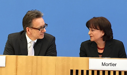 BKA-Präsident Holger Münch und Marlene Mortler, Drogenbeauftragte der Bundesregierung